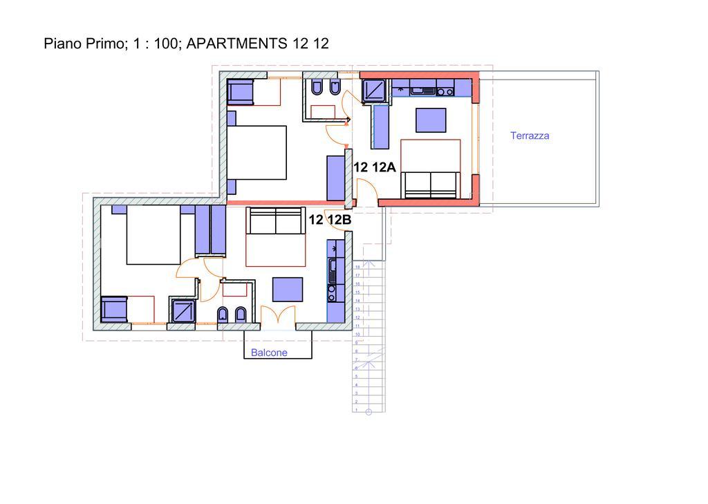 Apartments Mimose Badesi Eksteriør bilde
